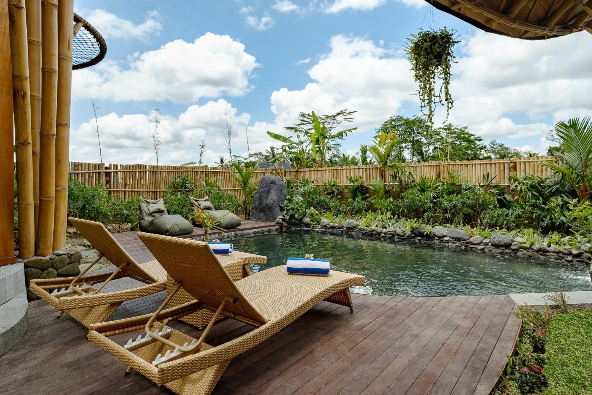 Arapan Ubud Eco Villa Bagian luar foto
